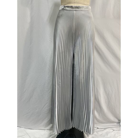 L'Idee 'Bisous' Silver Polyester Pant Size 10 / M - Picture 2 of 5